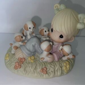 Precious Moments  "Puppy Love Is From Above".